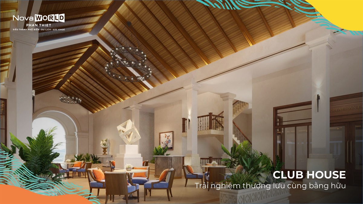 sảnh phục vụ khách Club House
