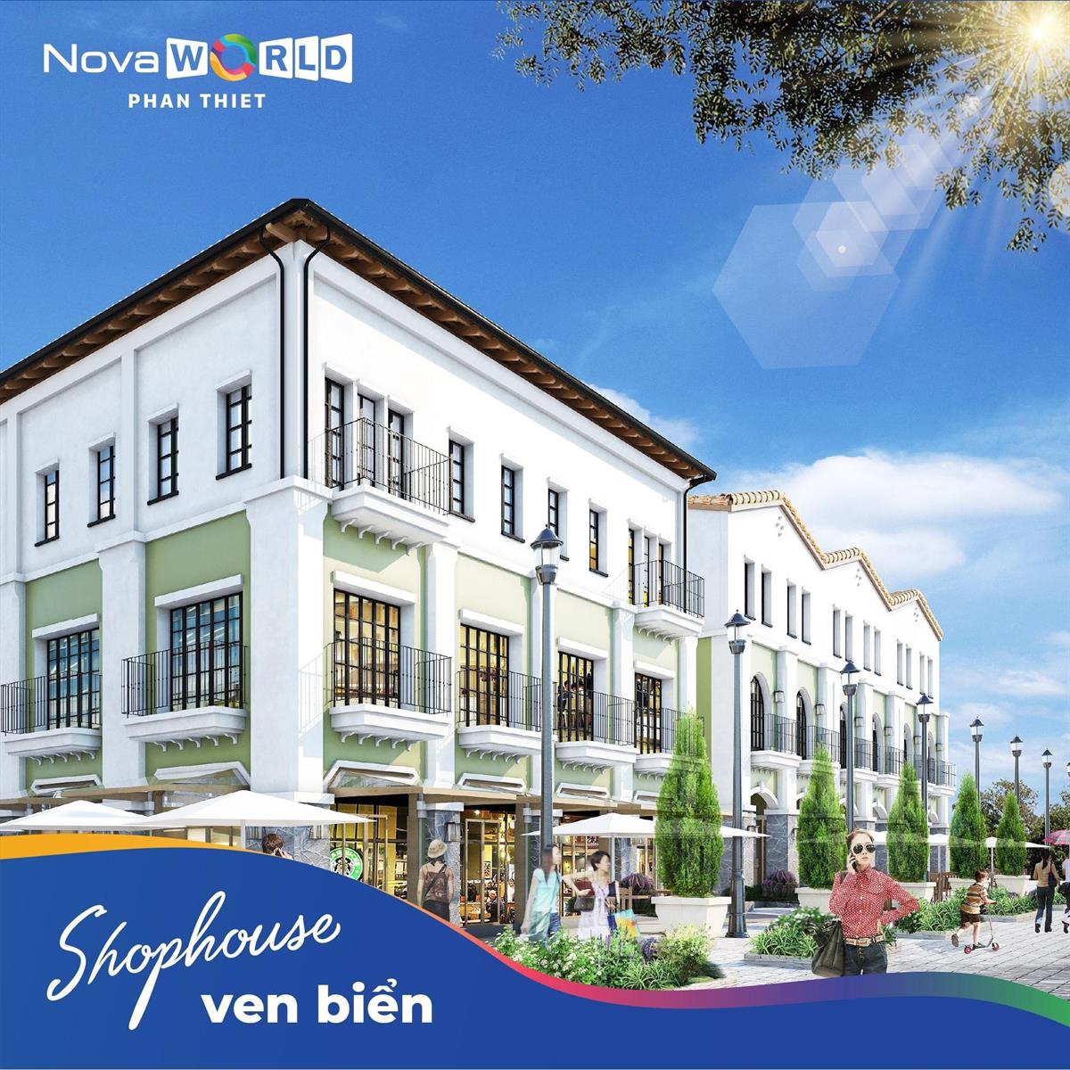 Mẫu shophouse novaworld phan thiết mặt tiền lạc long quân