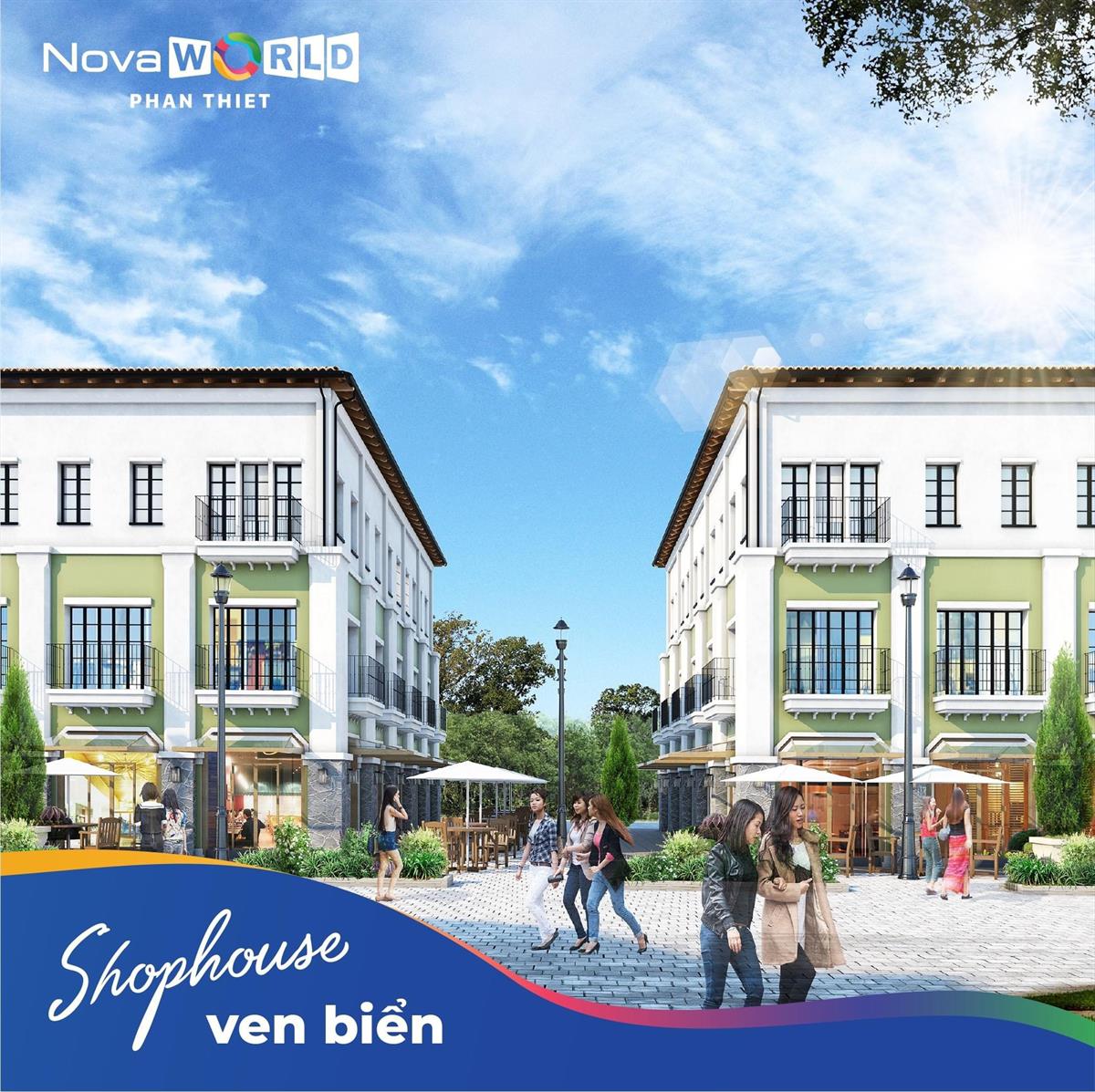 Mẫu shophouse 3 novaworld phan thiết mặt tiền lạc long quân