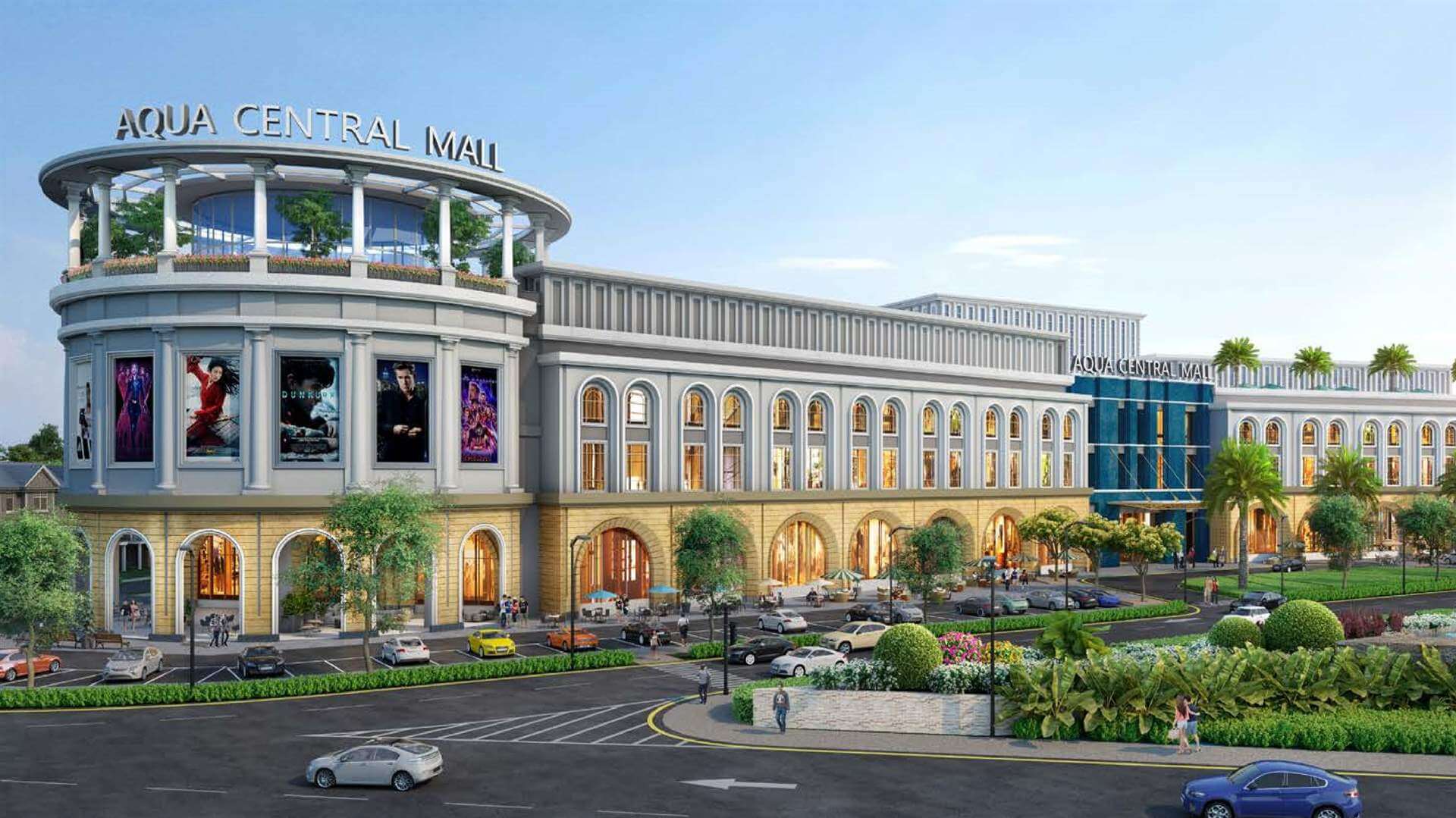 trung tam thuong mao Aqua Central Mall phoenixsouth Aqua City Dao Phuong Hoang 21600m2