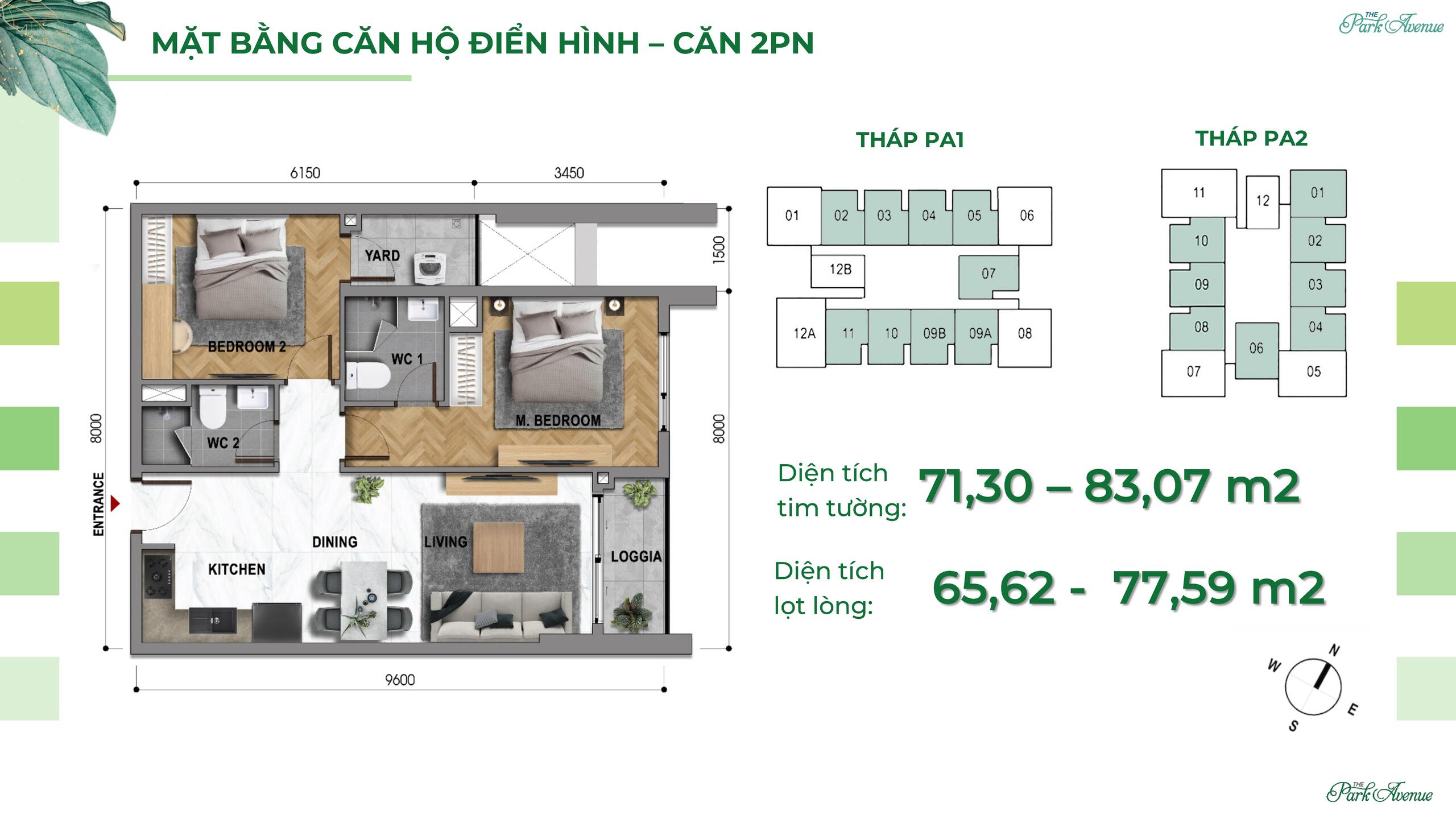 Căn hộ 2pn